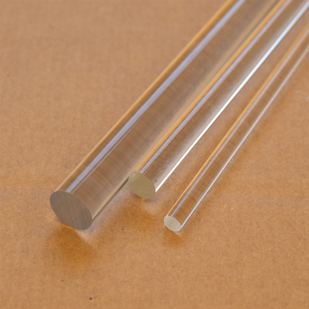 Clear plastic Rods